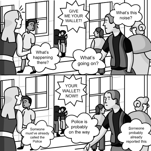 Bystander Effect illustration